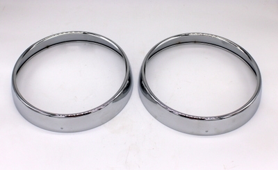 Anneau décoratif de phare en aluminium Fiat 850 Sport Spider, 600 T