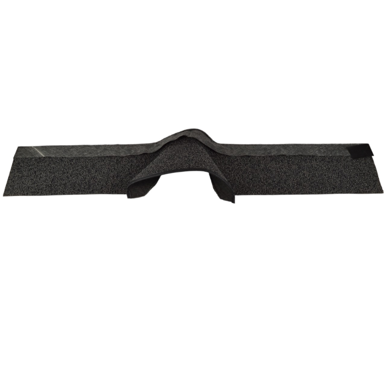 Fiat Spider Sezione di moquette davanti al sedile posteriore nero originale 124 DS-VX