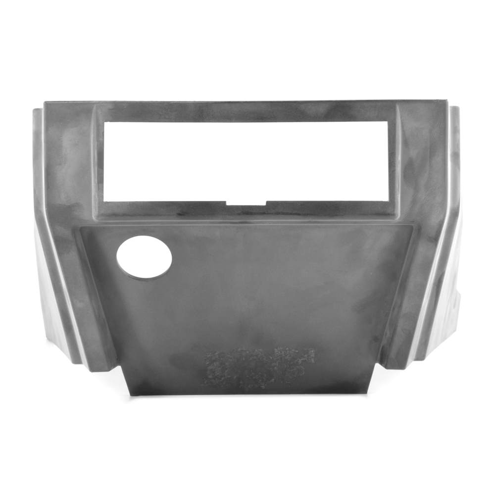 Peça bruta do console de rádio Fiat 124 Spider (68-82) para autocobertura com couro/couro artificial