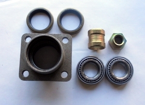 Radnabe hinten Fiat 600 D komplett mit Lagern