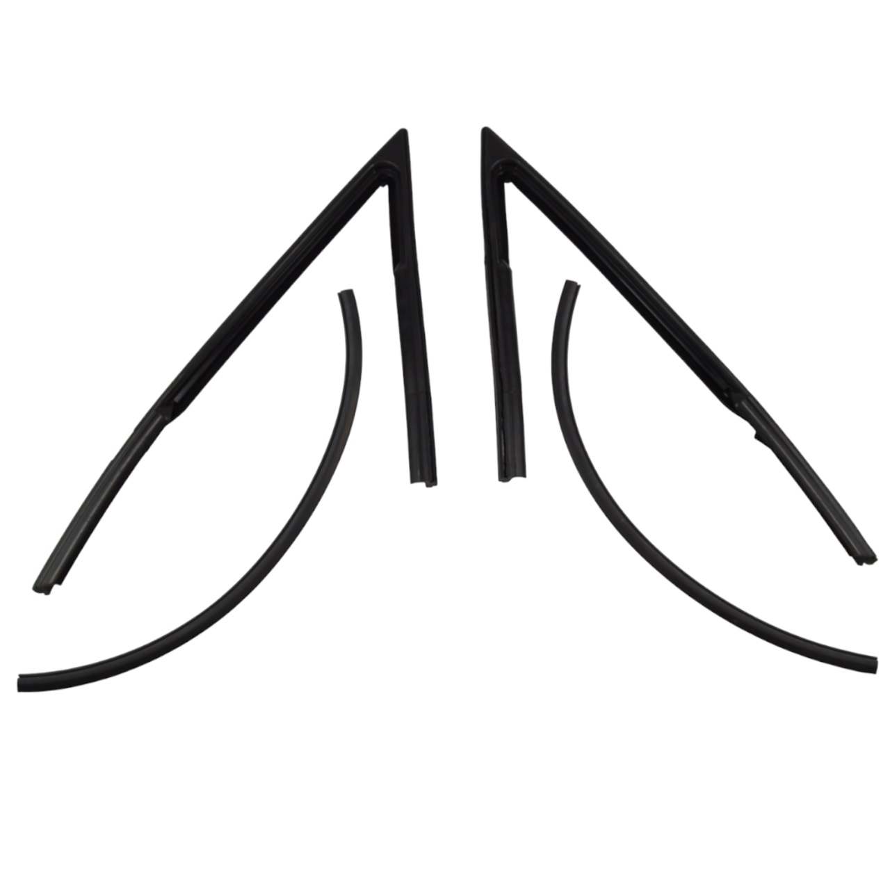 Satz Dichtungen für Ausstellfenster vorne Fiat 850 Coupé