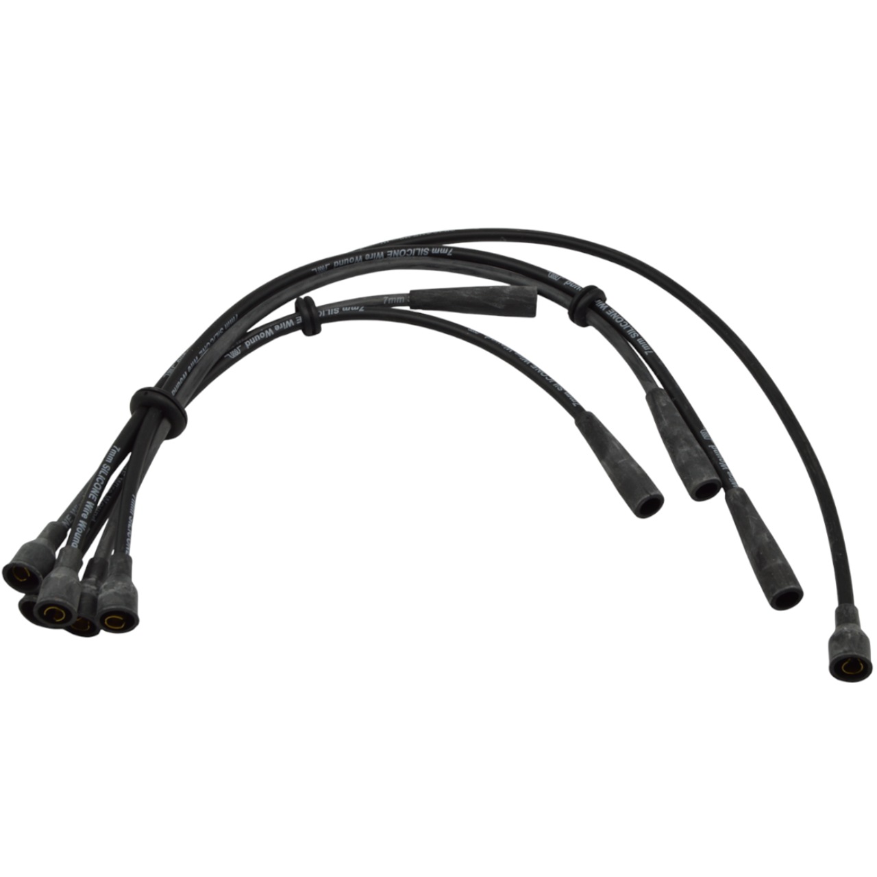 Bougiekabelset Fiat 850 Spider (zwart)
