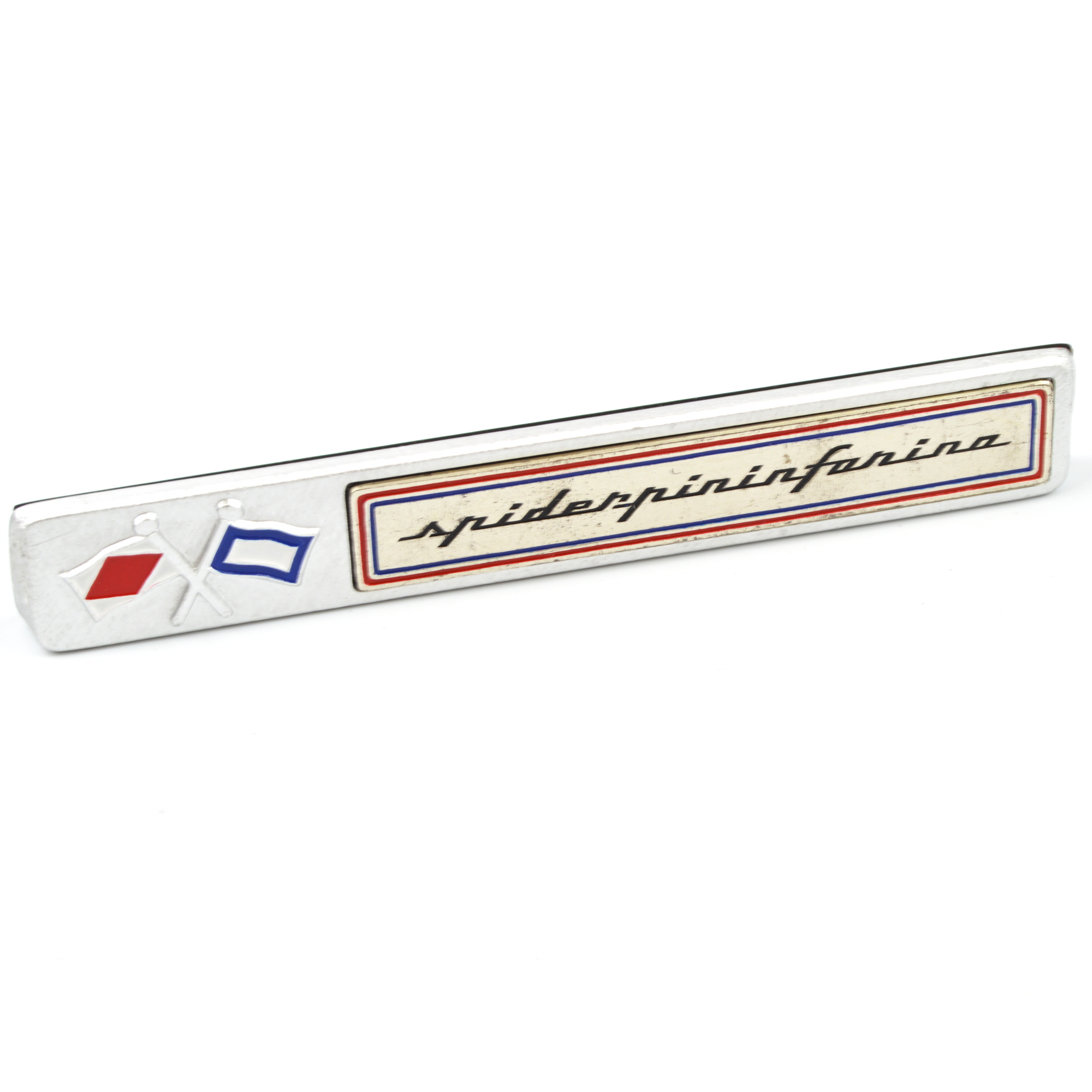 Emblema de letras SPIDERPININFARINA Fiat 124 Spider DS-US