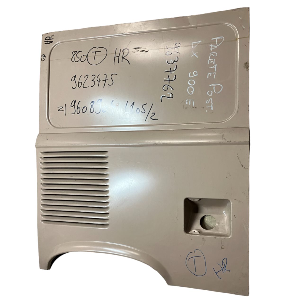 Fiat Panel lateral trasero derecho (con ventana) original 850 T, 900 T