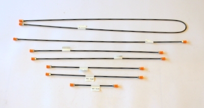 Set remleidingen Fiat 500 N/D/F