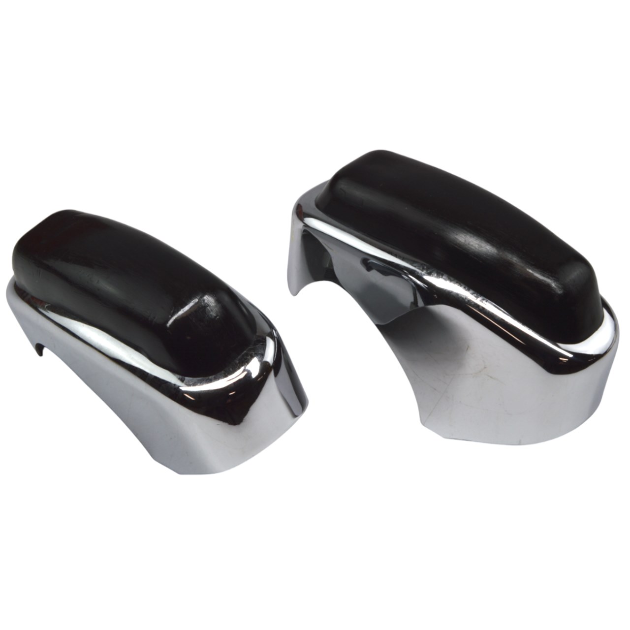 Satz Stoßstangen-Hörner original Fiat 850 N, Fiat 850 Special