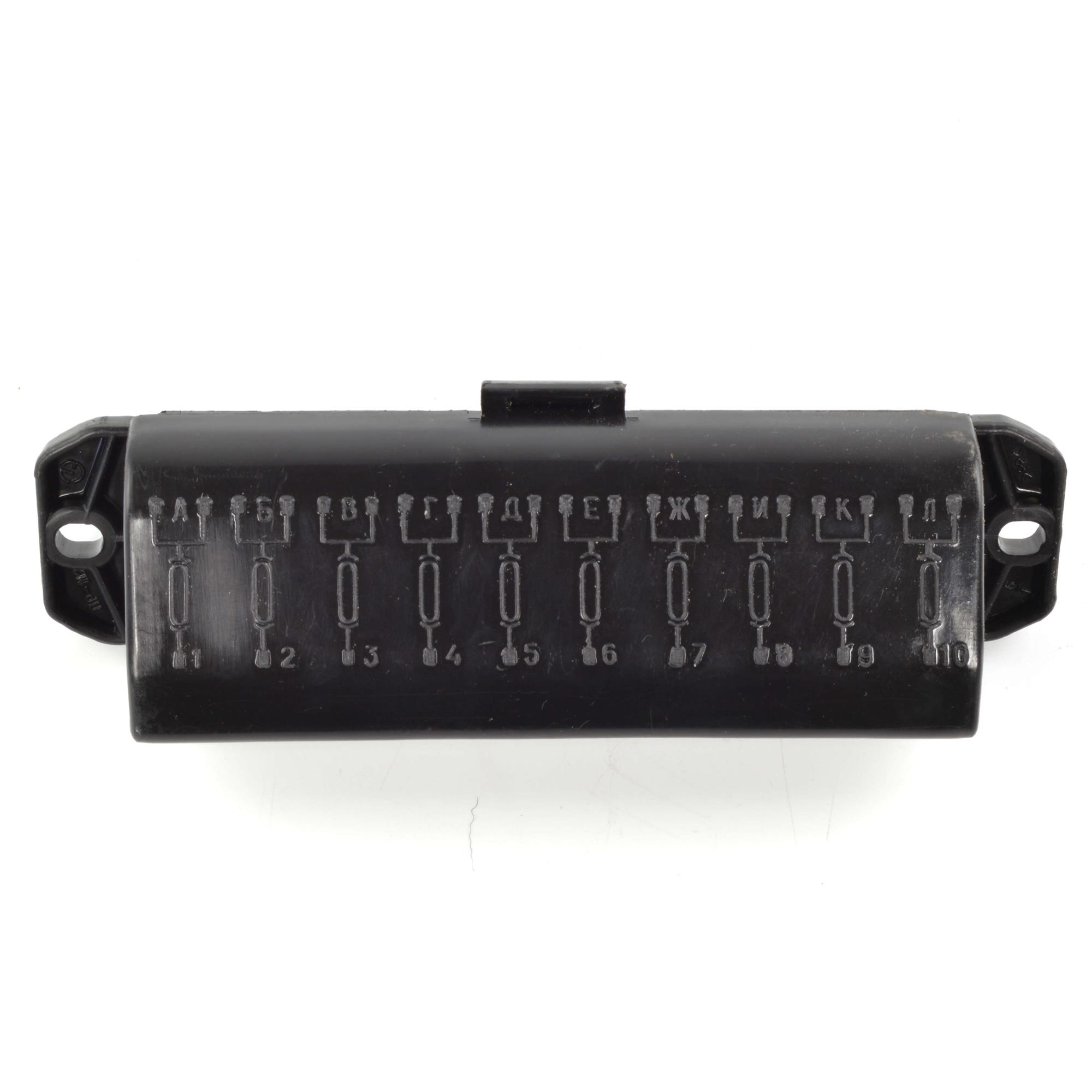 Scatola portafusibili con coperchio 10 fusibili 66-78 Fiat 124 Spider (66-78), 124 Coupé