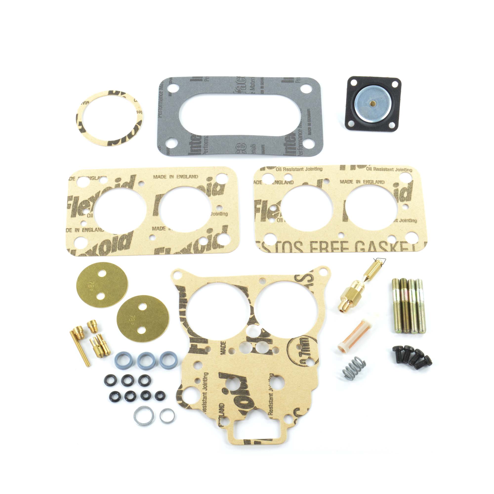 Carburettor gasket kit LARGE Weber 32 ADFA 15/101 Fiat 124 Spider