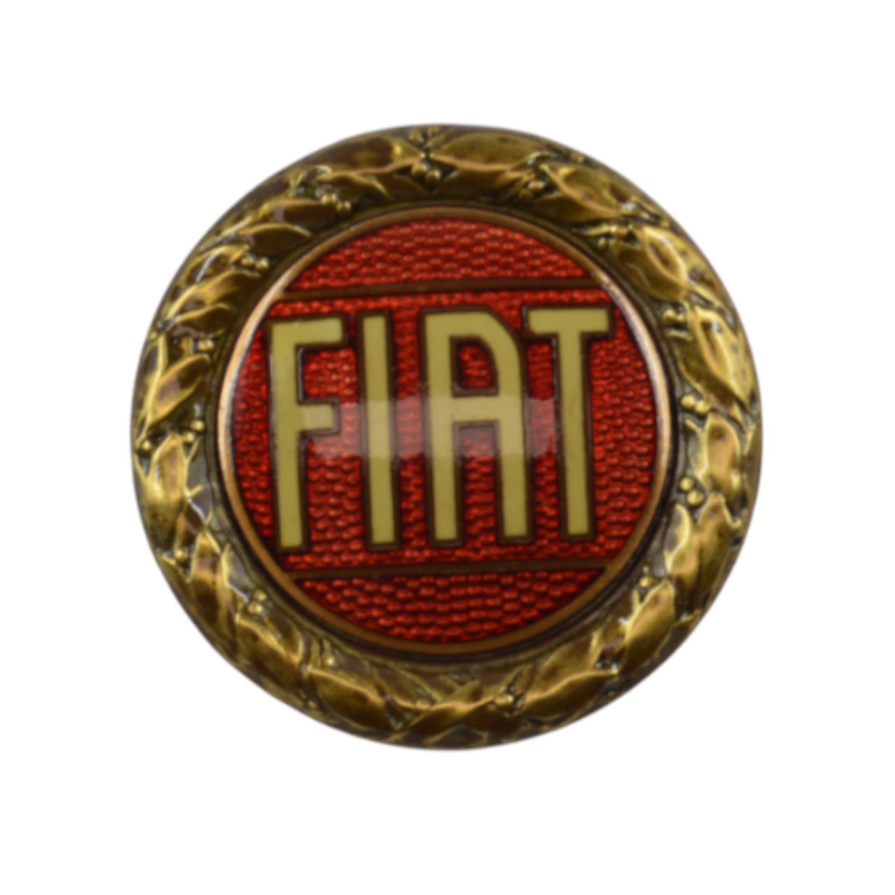 Couronne de laurier emblème FIAT vissée Fiat 124 Spider (66-78), Fiat 850 - bronze