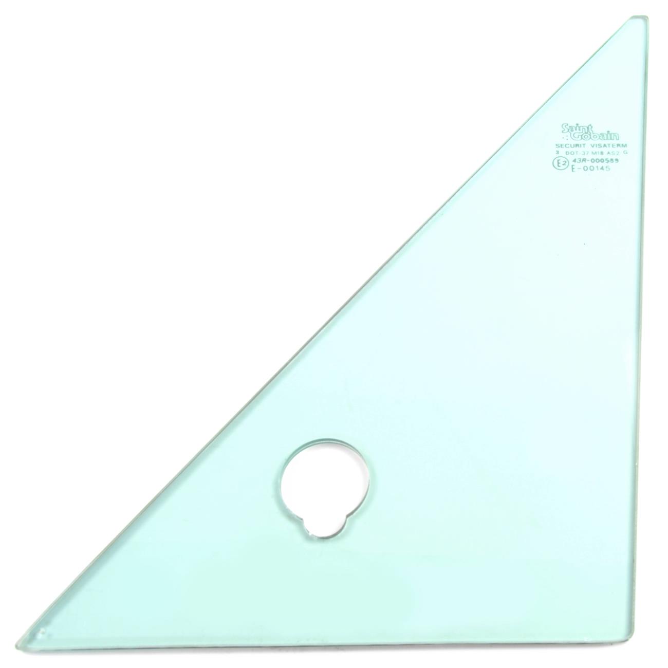 Ventana triangular con orificio para espejo (izquierdo o derecho) para puerta Fiat 124 Spider DS (83-85) - original