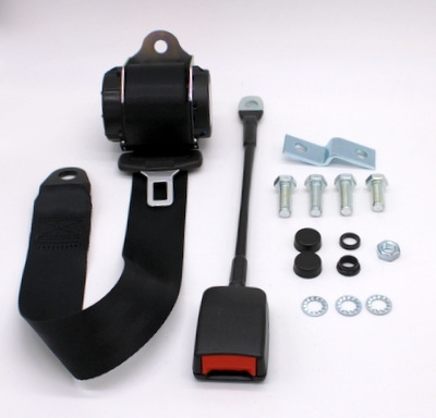 Automatik-Sicherheitsgurt schwarz Fiat 500 - Fiat 600 - Fiat 850 - Fiat 1100 - Fiat 130