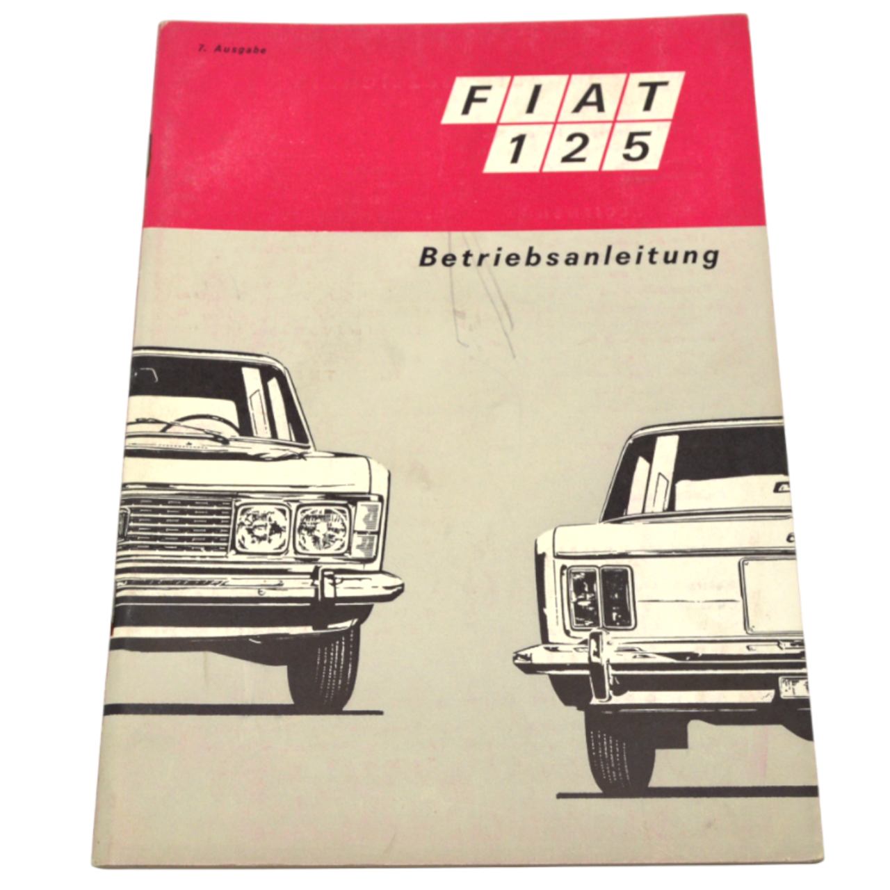 Betriebsanleitung Fiat 125 deutsch original