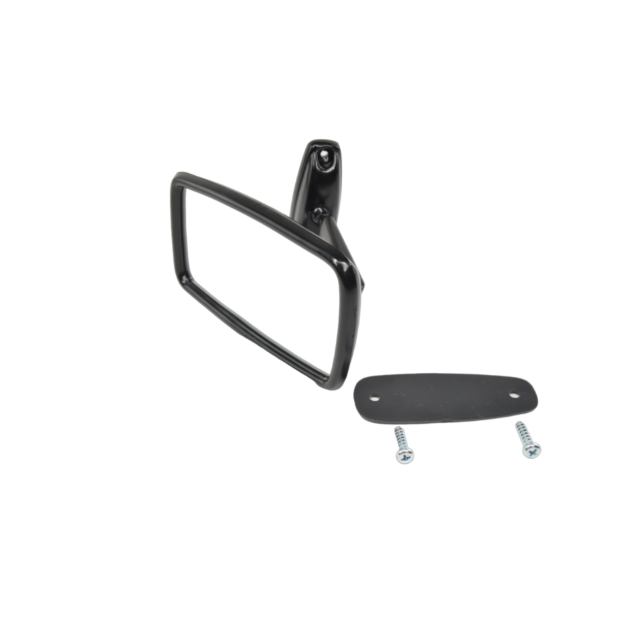 Außenspiegel schwarz eckig