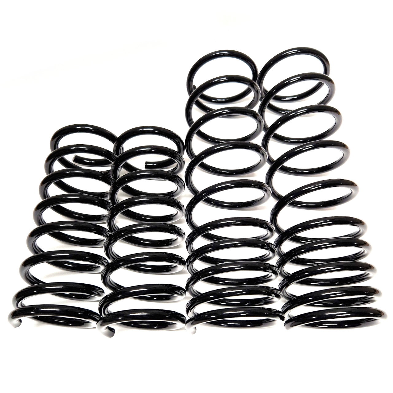 Conjunto de molas de descida Fiat 124 Spider, 124 Coupé preto