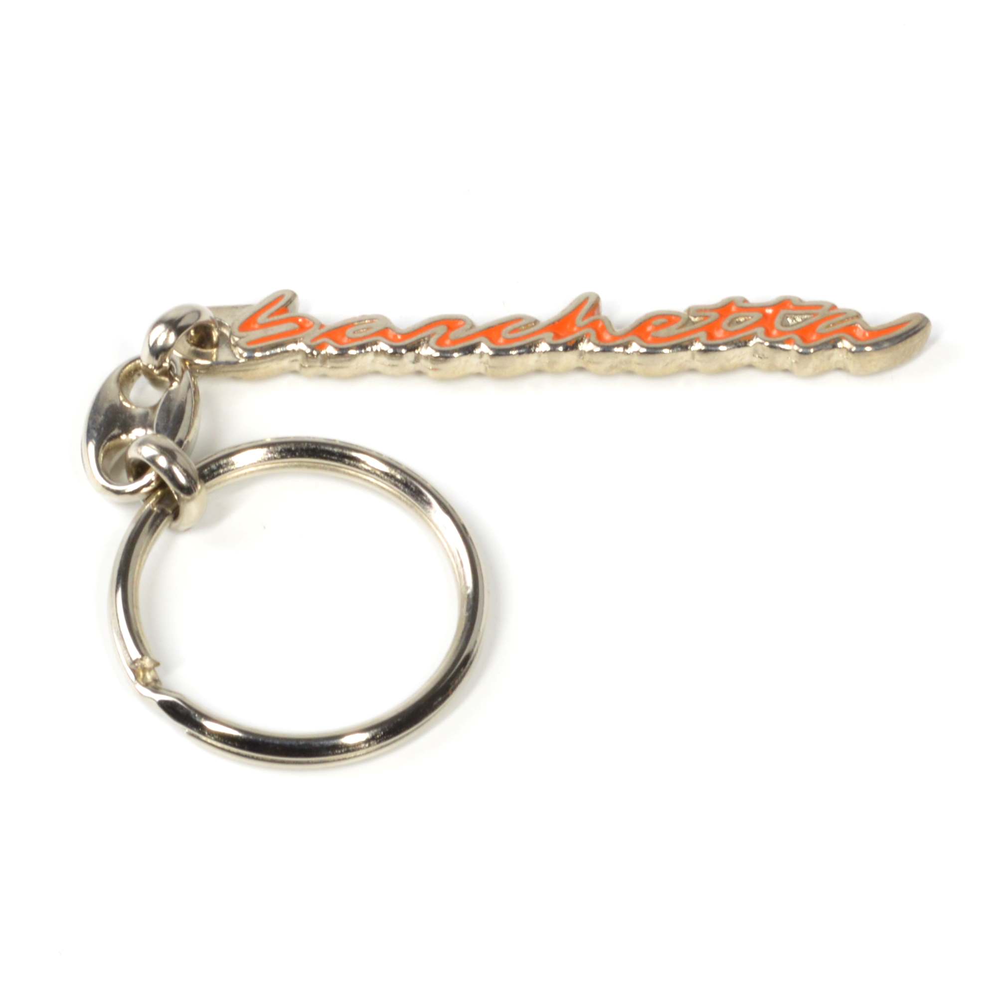 FIAT Barchetta Schlüsselanhänger orange Schriftzug