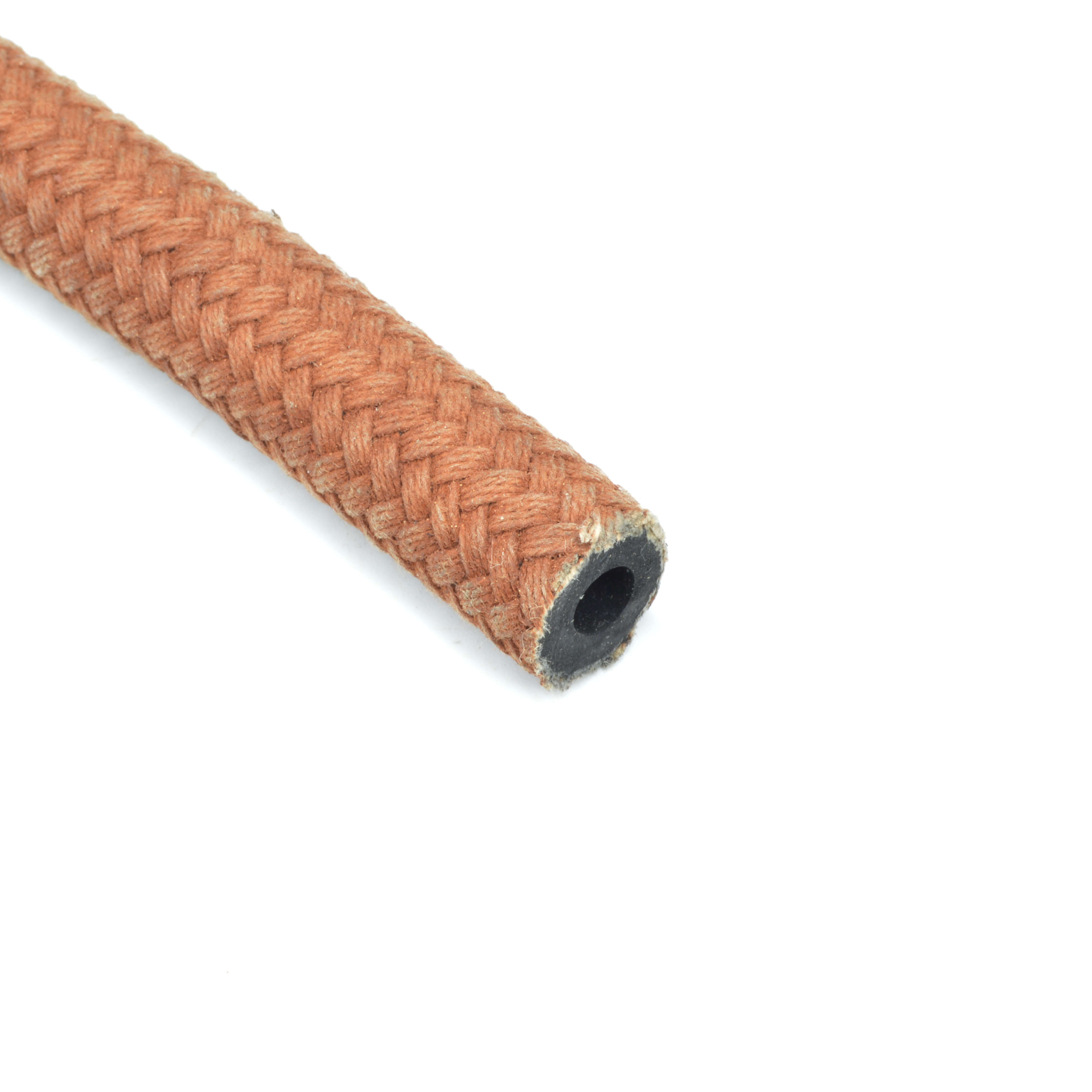 Schlauch für Bremsflüssigkeit 6x13 mm ummantelt (Länge 67cm) Fiat 124 Spider