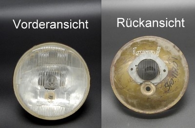 Headlight insert Fiat 500 N, D