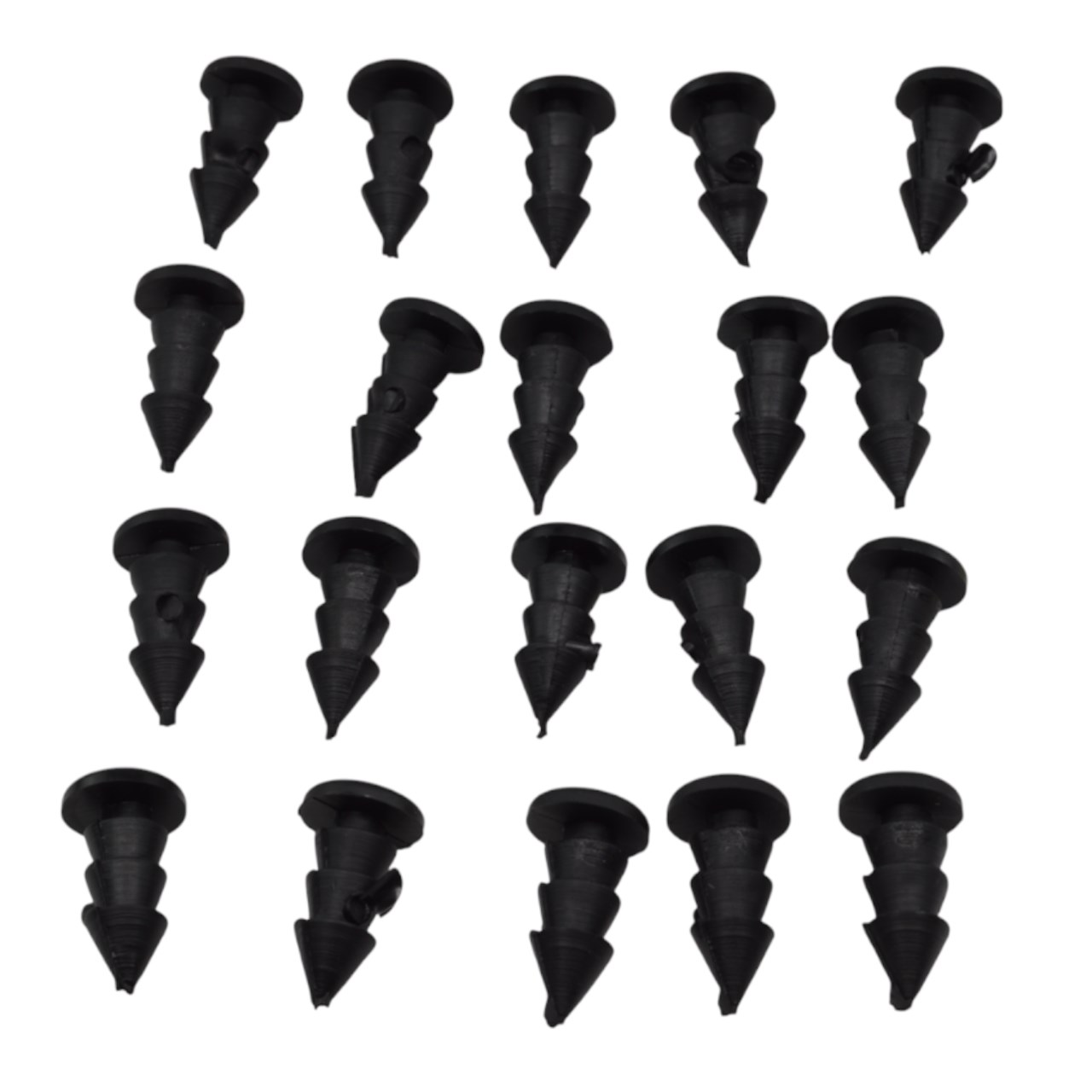 20x Gummibolzen für Fußmatten/Kofferraumdichtung Fiat 124 / 500 / 126 / 600 / 850