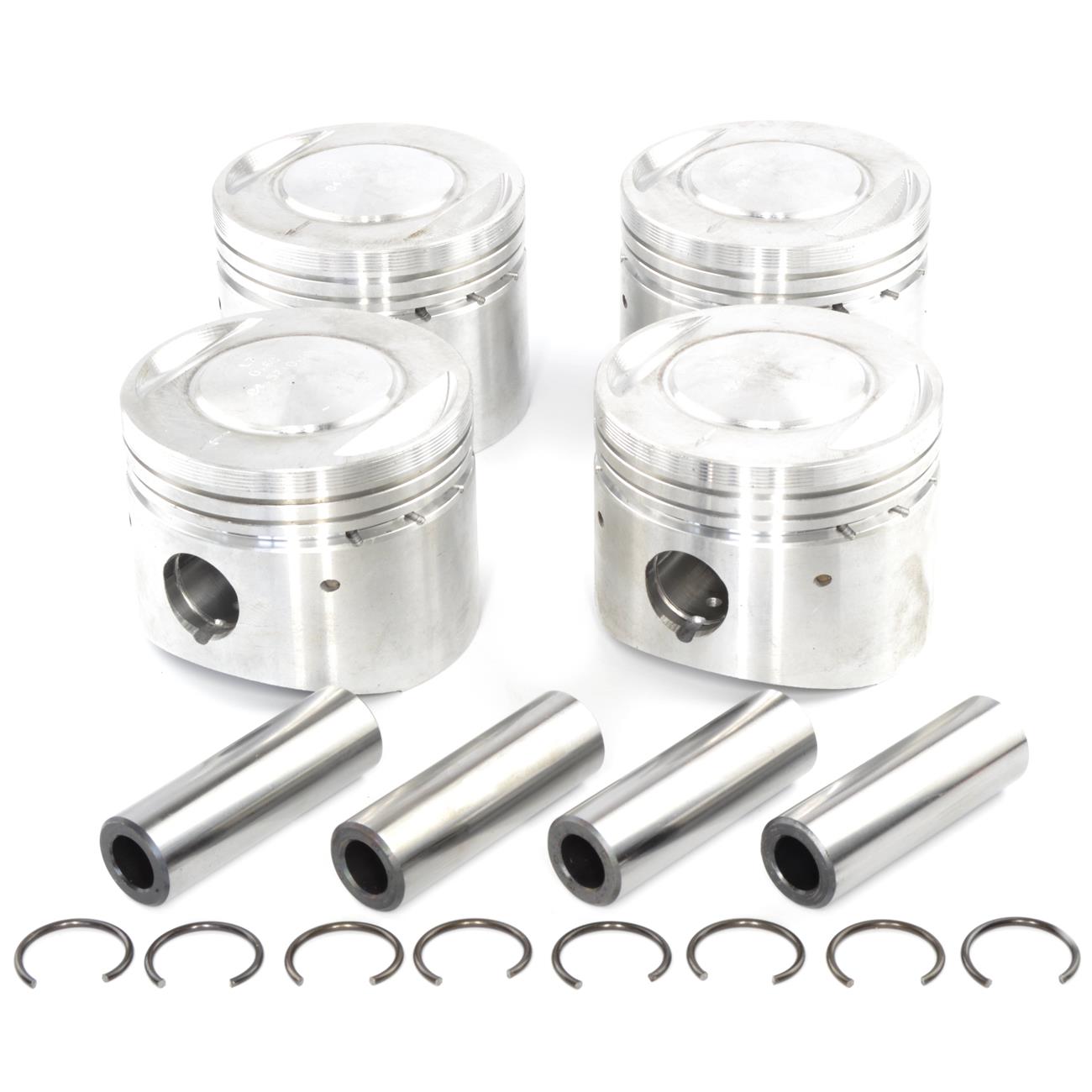 Kolbensatz 84mm +0,6 mit 1,5 mm Dom Fiat 124 Spider 1800-2000, 124 Coupé 1800