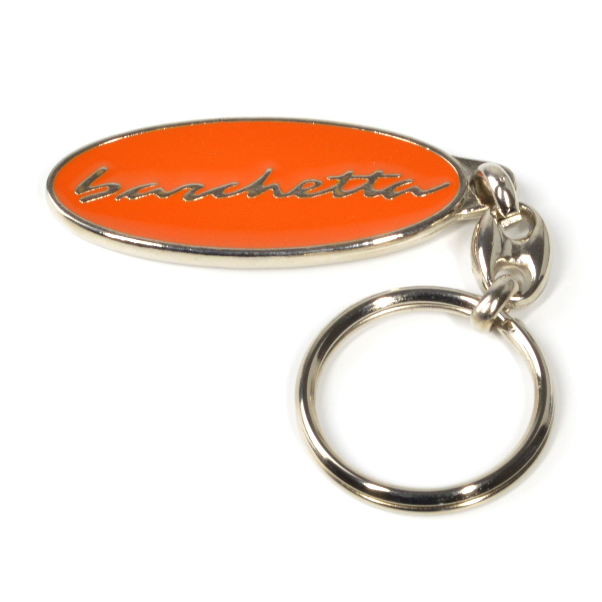 FIAT Barchetta Schlüsselanhänger orange oval