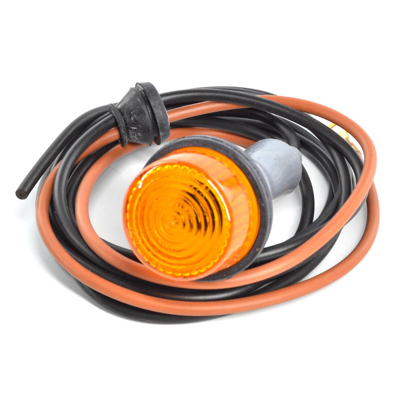 Indicator light sideways DS alternative Hella Ø 31 mm with cable Fiat 124 Spider