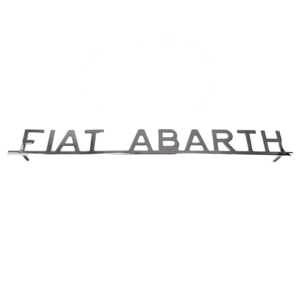 Letra FIAT ABARTH cromada tapón 124 CSA Spider