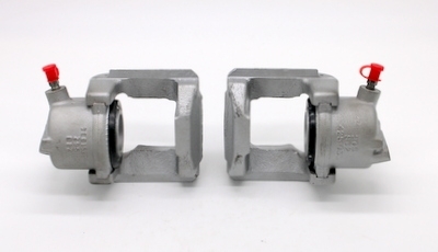 Paar Bremszangen vorn (überholt) Fiat 127, X 1/9, Lancia A 112 (+150€ Pfand)