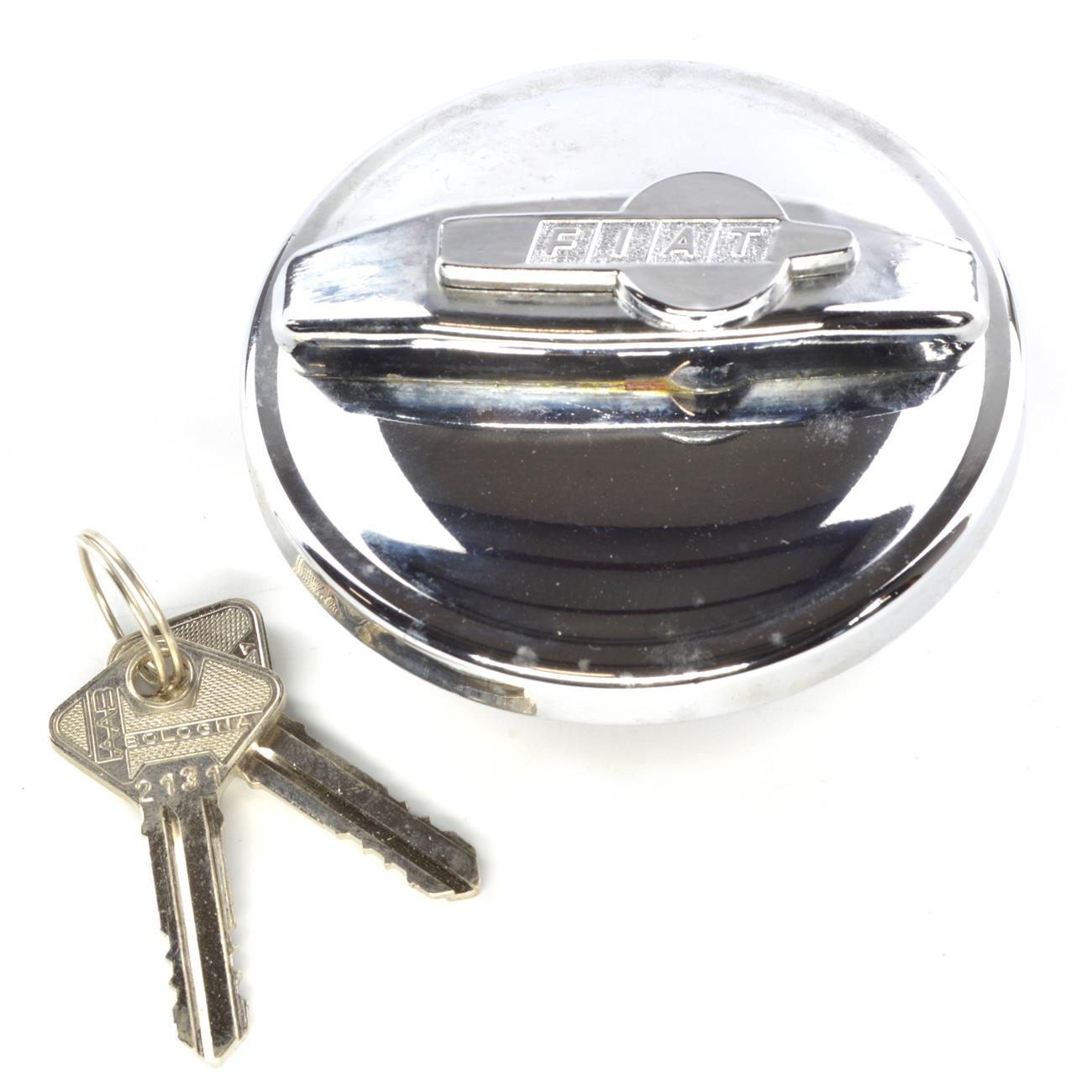 Tankdeckel Chrom abschließbar original Fiat 131