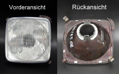Koplamp binnen Bilux Fiat 125 tot bouwjaar 1968