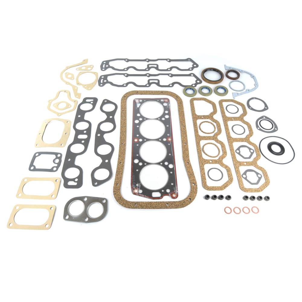 Motordichtsatz TYP 125 Fiat 124 Spider 1400-1600 (66-73), 124 Coupé (inkl. Wellendichtringe)