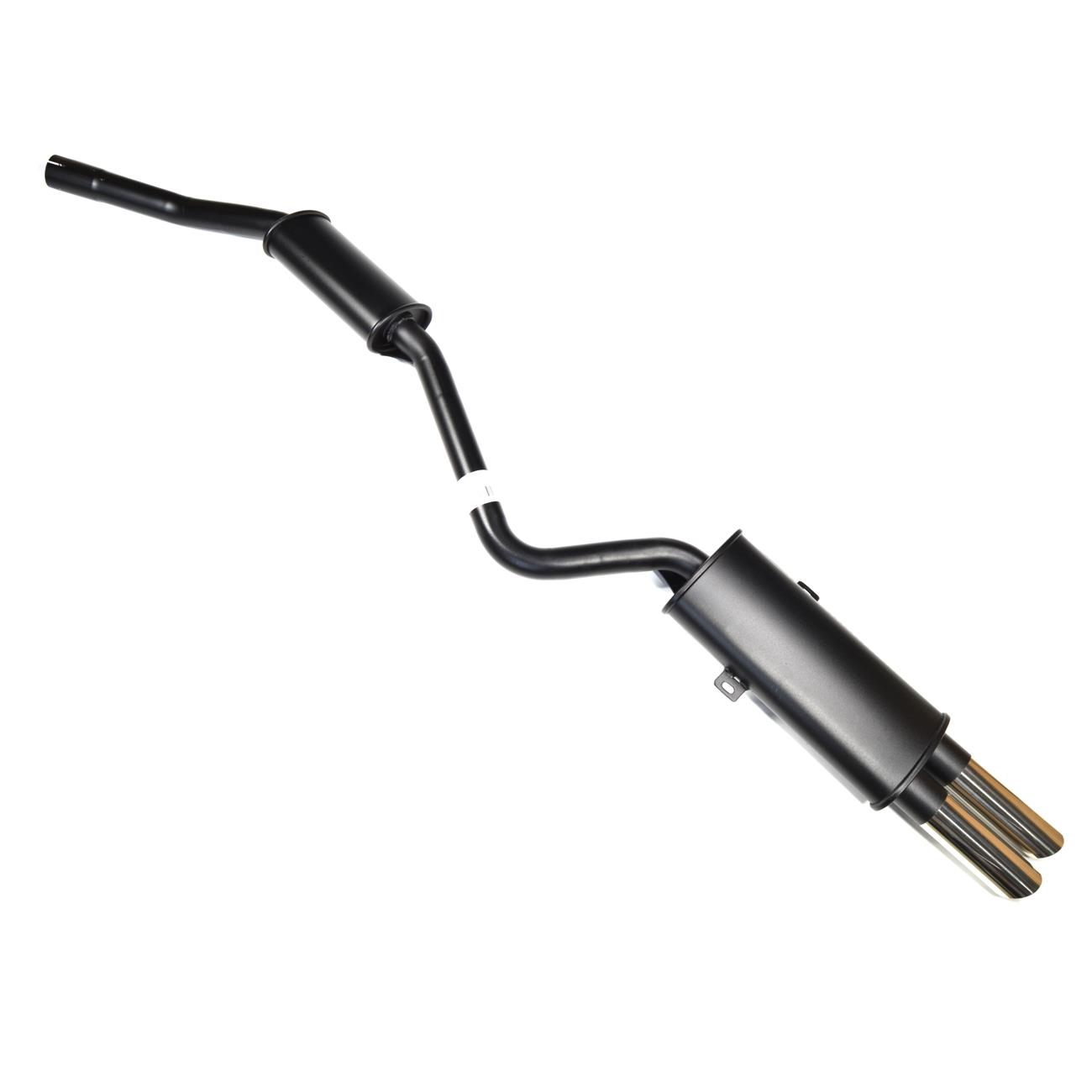 Auspuffrohr hinten schwarz Abarth Rally CSA 124 Spider Endschalldämpfer