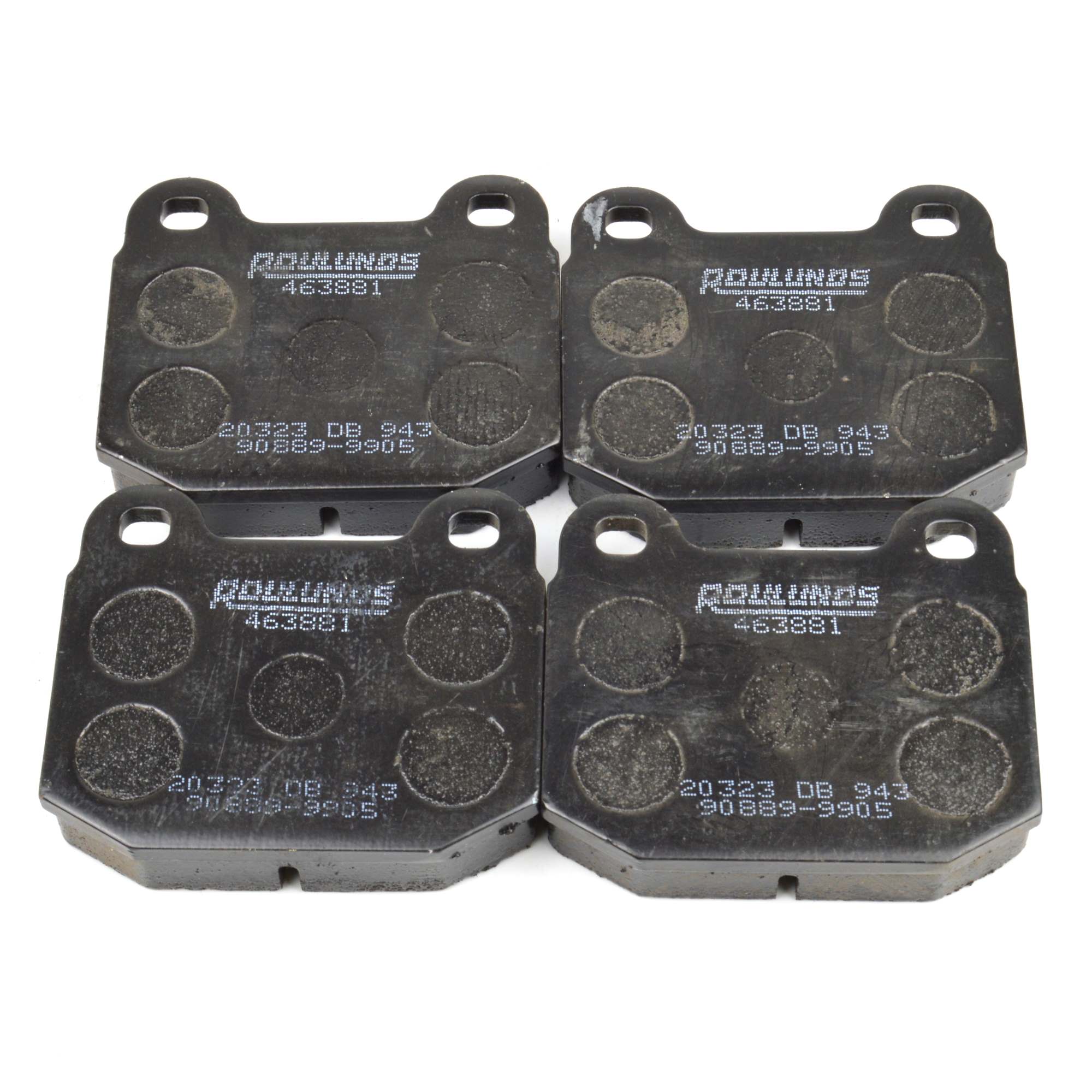 Remblokken voor Volumex Fiat 124 Spider - set remblokken