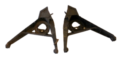 Paar Achsschwingen hinten Fiat 500 D / 500 D Giardiniera