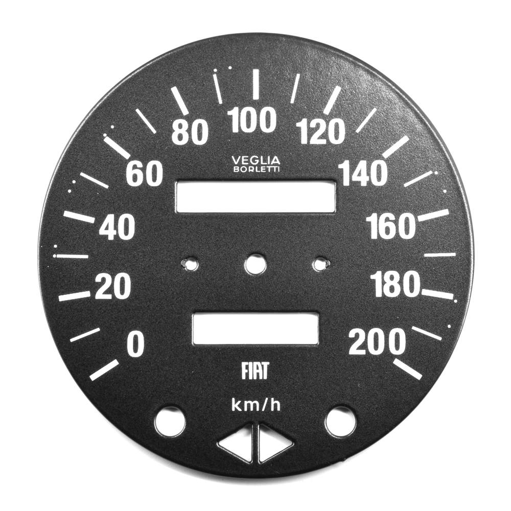 Disco tachimetrico fino a 200 km/h Fiat 124 Spider BS-CS