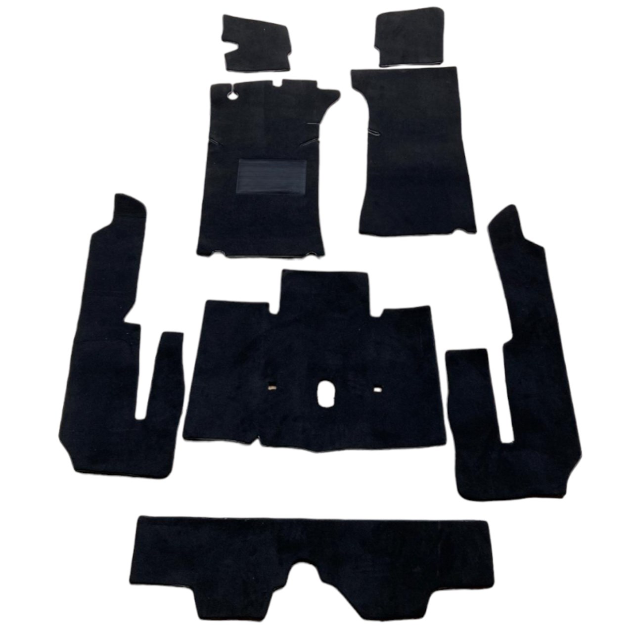 Teppichsatz Alfa Romeo Spider 2000 (1978) schwarz