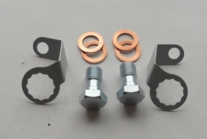 Befestigungssatz für Bremsschläuche vorn Fiat 500 - Fiat 126 - Fiat 600