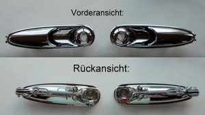 Paar Türgriffe außen Fiat 124 Spider 2000