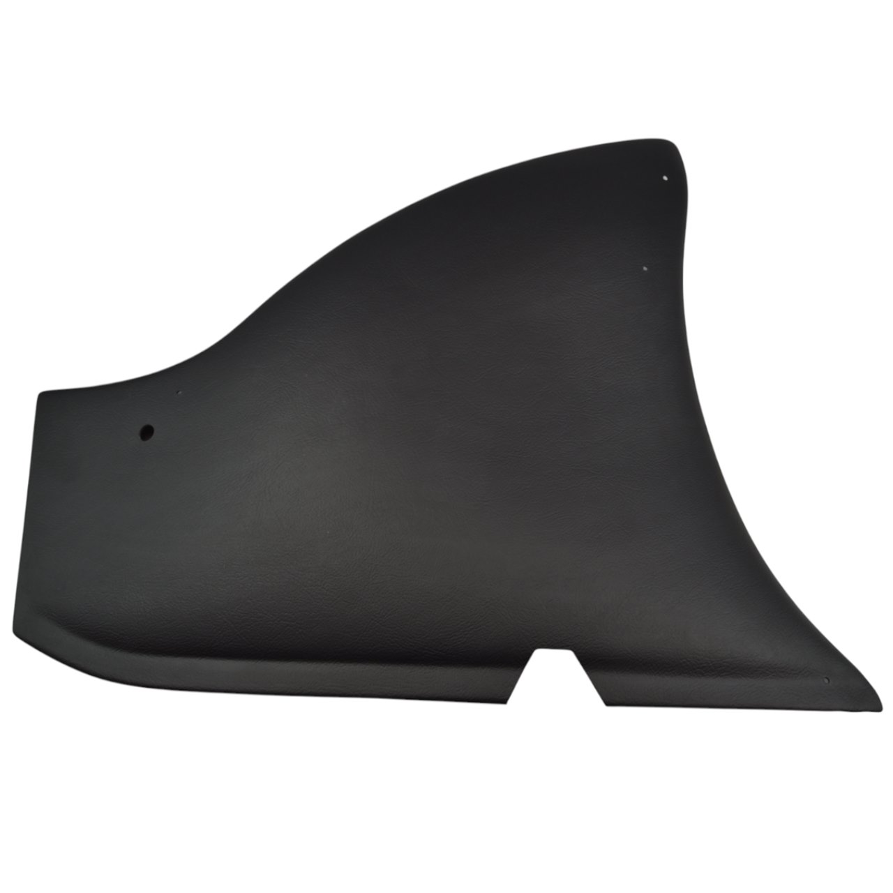 Side panel rear left Fiat 124 Spider (66-77) black without cutout for belt reel
