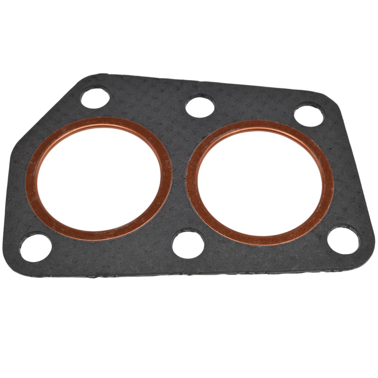 Auspuffdichtung Fiat 124 Spider (80-85) - Dichtung Hosenrohr 2-Loch, 6 Schrauben