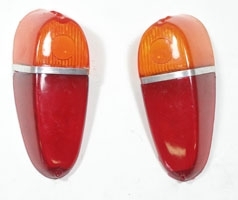Par de tampas de luzes traseiras Fiat 500 N