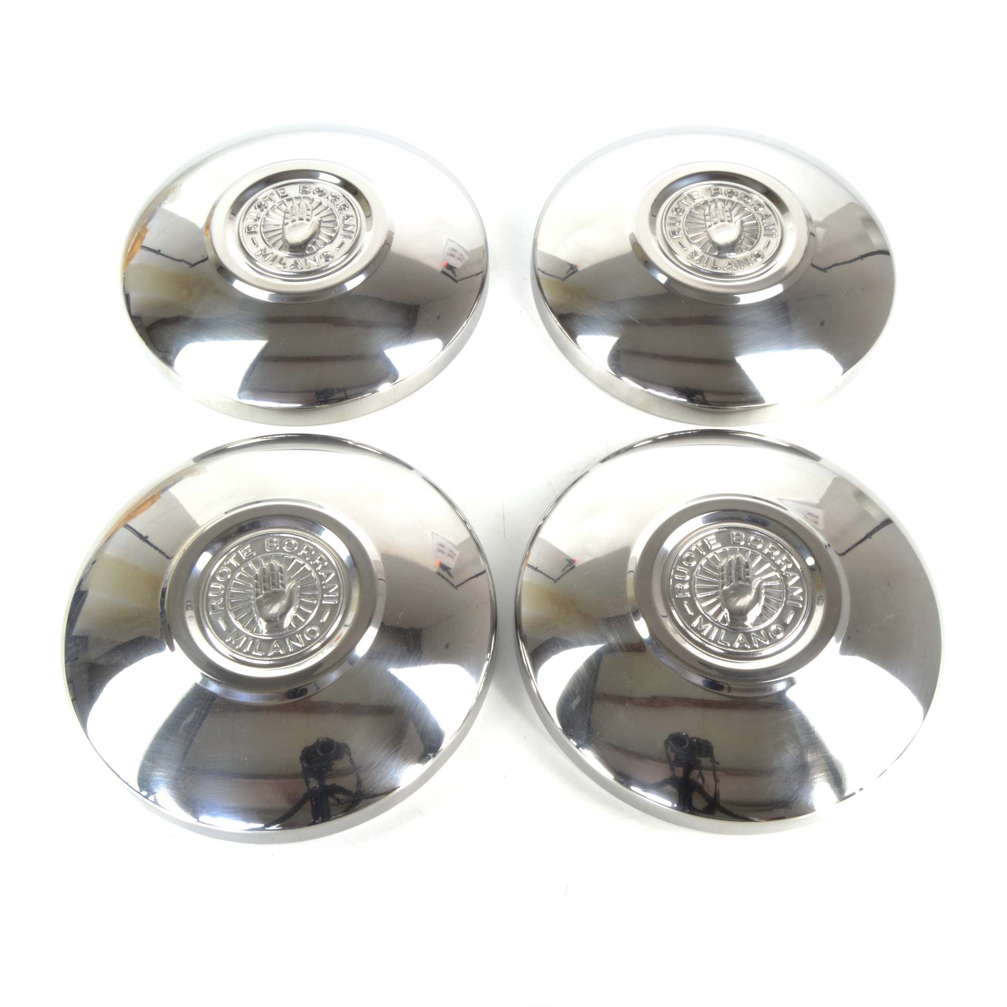 Radkappen Satz 4 Stück klein für Alufelge BORANI Logo