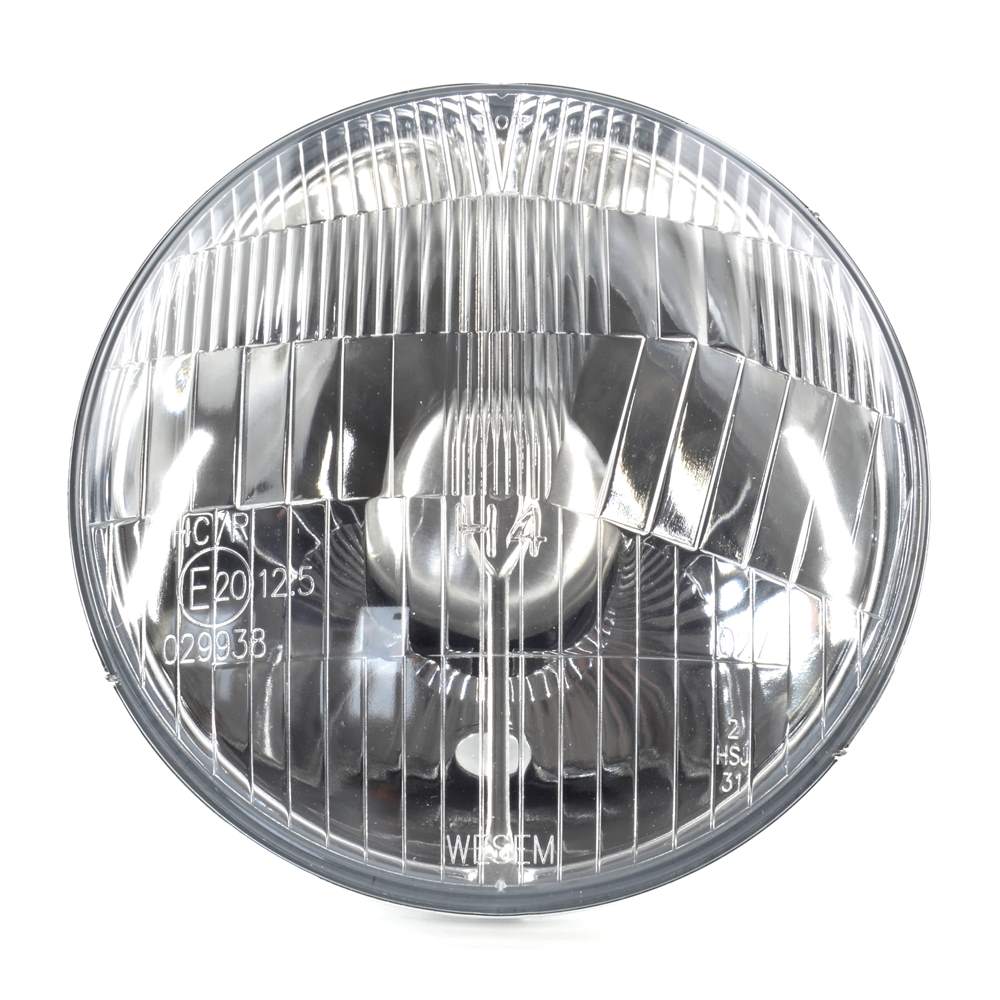 Proiettore H-4 da 5 pollici con montaggio ad anello e lente convessa con luce di parcheggio