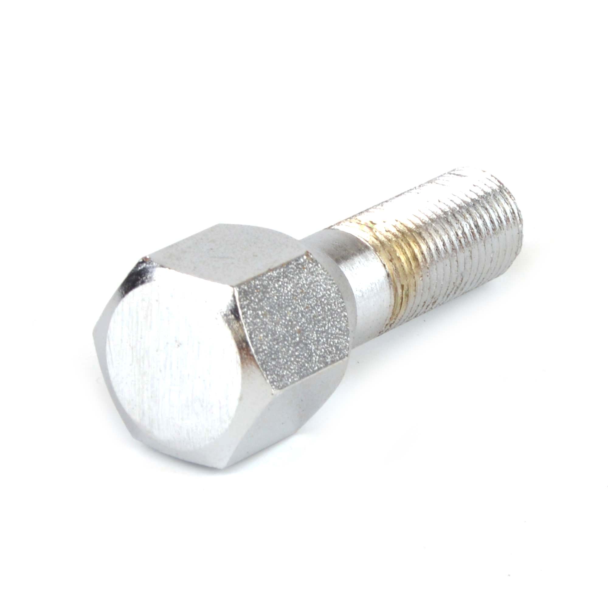 Radbolzen verchromt für CD 30 M12 x 1,25 x 30 mm Fiat 124 Spider