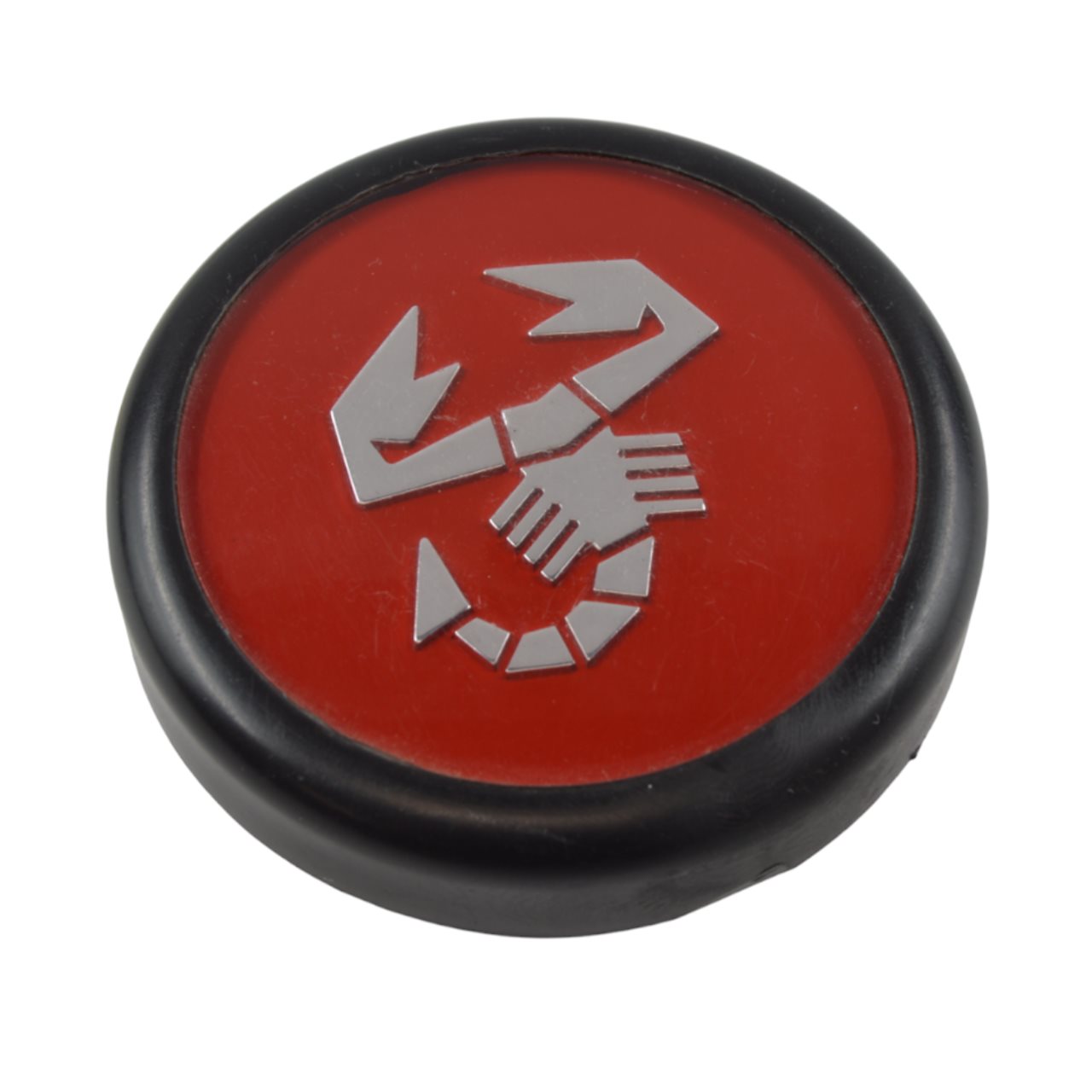 Chapeau de moyeu "Abarth" pour CD 134, SL 133, CD 19, CD16 Fiat 124 Spider