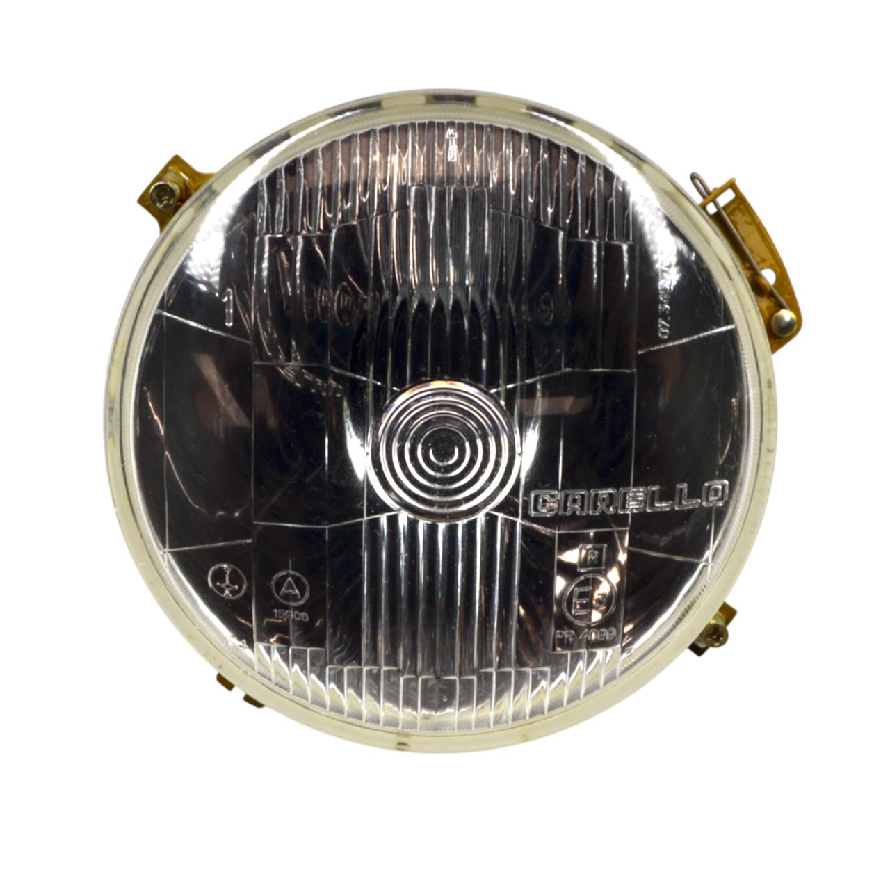 Headlight Bilux 5 inch with clamp mounting original Carello Fiat 850 T, Fiat 1500 C