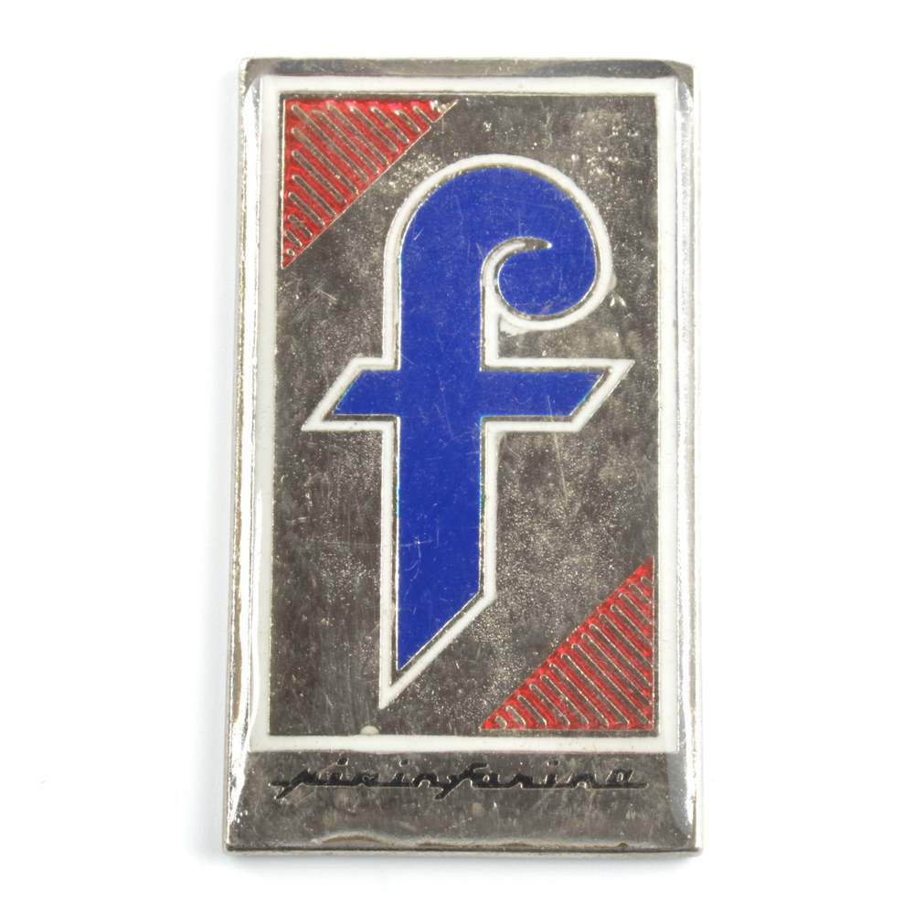 PININFARINA Emblem eckig Fiat 124 Spider DS-VX Volumex (84-85) Gebraucht