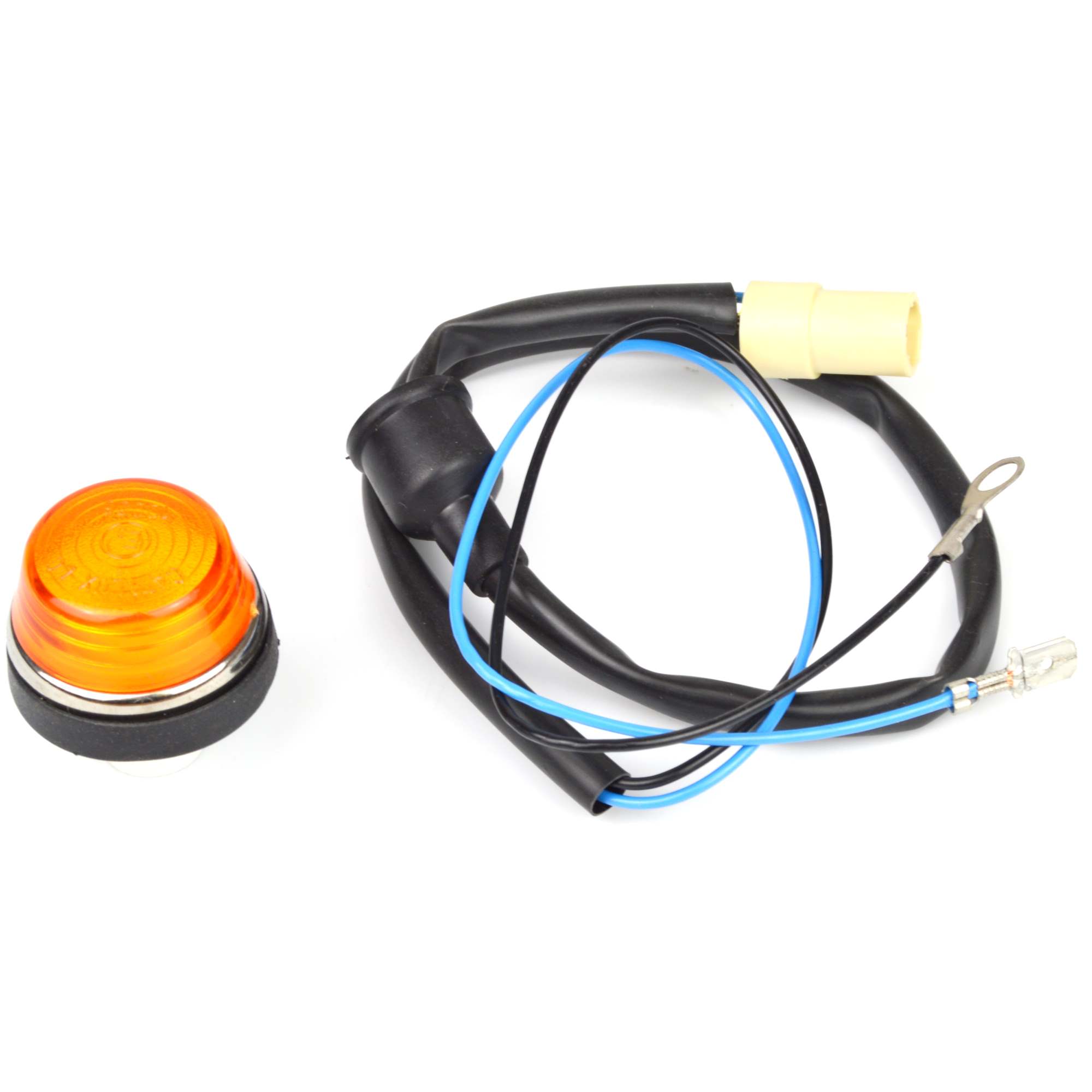 Blinkerleuchte seitlich mit Chrom Fiat 124 Spider DS