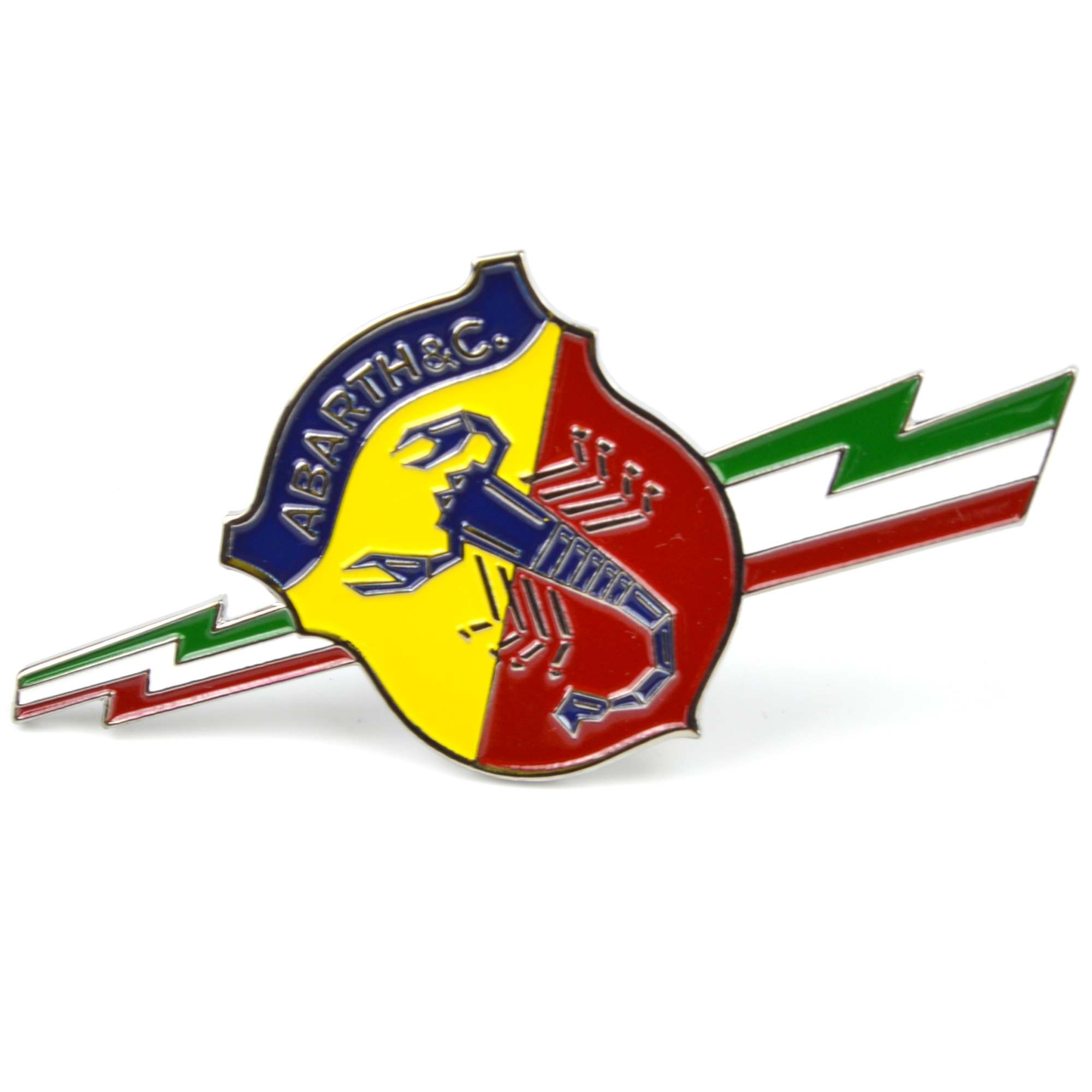 Abarth Emblem Blitz, 2 Schrauben, Höhe=40mm, Breite=87mm