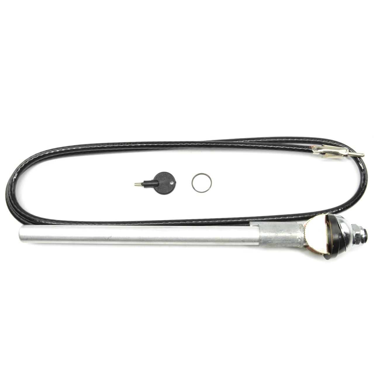 Antena mecânica com haste cromada universal Fiat / Lancia / Alfa Romeo