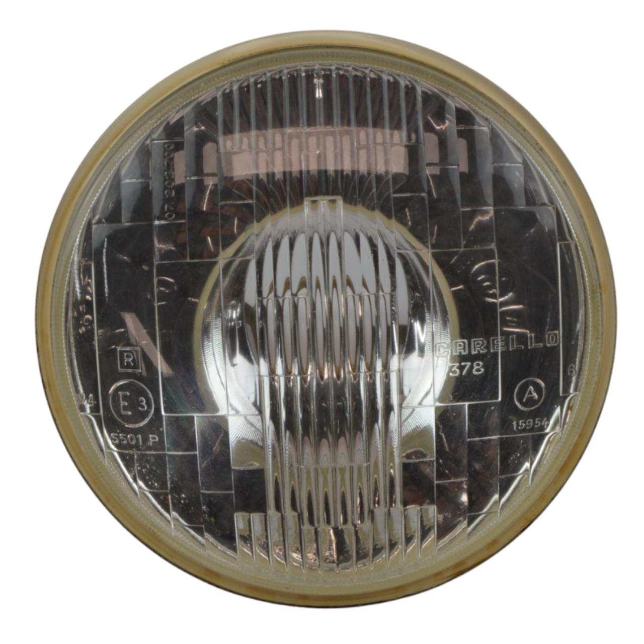 Fari Bilux 5 pollici per abbaglianti, lente avanzata originale Carello Fiat 850 Sport